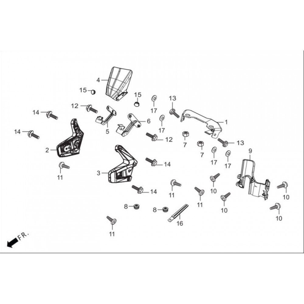 HERO XPULSE 200 E5 FAR BRAKET SAG 