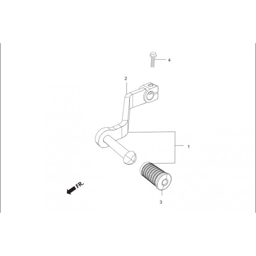 HERO XPULSE 200 E5 VITES PEDALI (LASTIKSIZ)