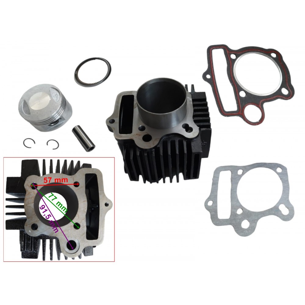 CUB 125 (AYDOS) (STD) SİLİNDİR 54 mm 14 PİM 69 BOY KOMPLE YK24 CUB 125 (AYDOS) (STD) SİLİNDİR 54 mm 14 PİM 69 BOY KOMPLE YK24