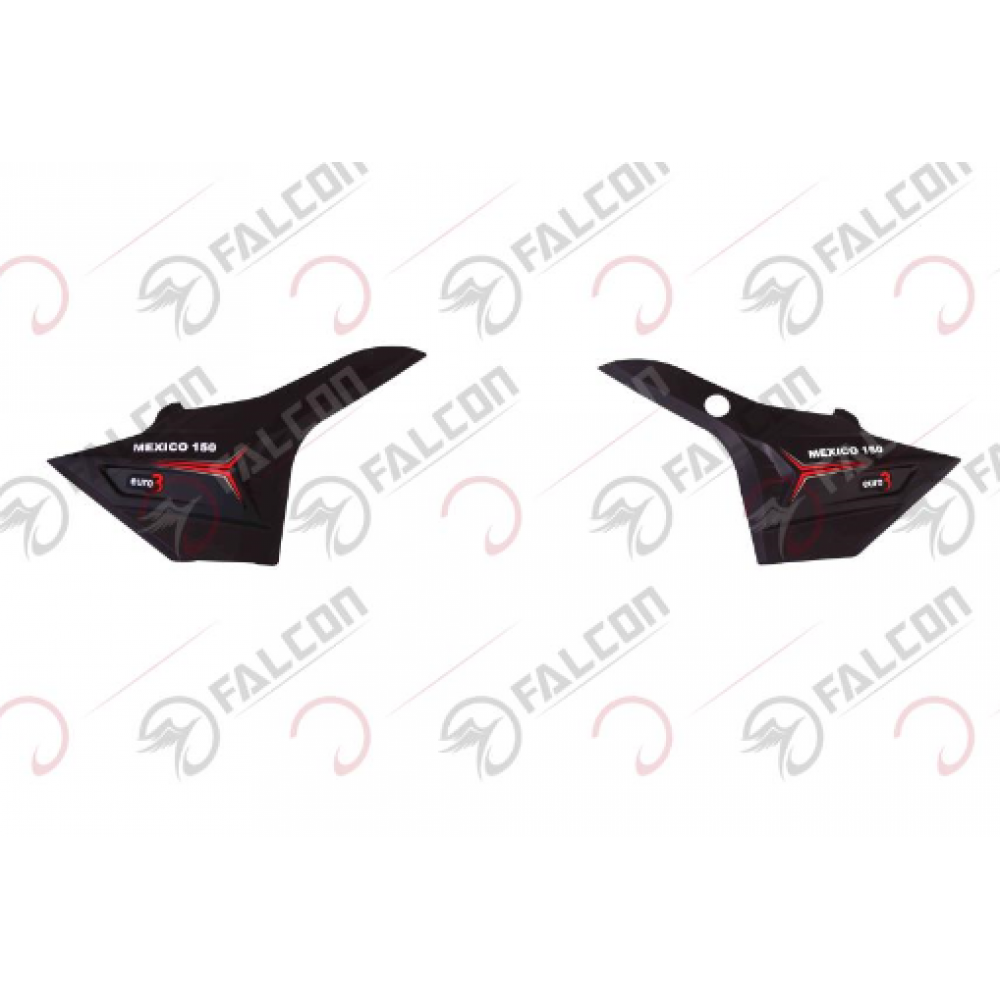 FALCON MEXİCO 150 (125 CC) YAN KAPAK SAĞ SOL KIRMIZI TAKIM