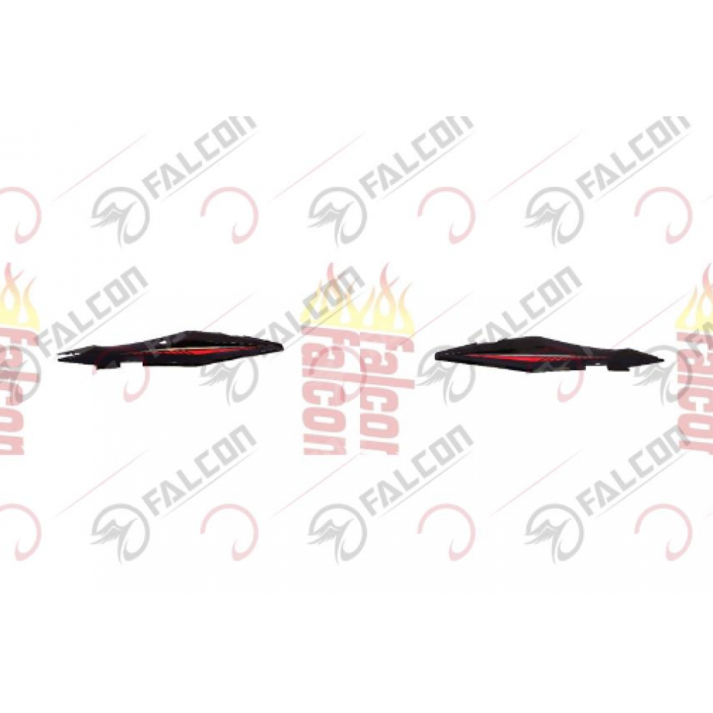 FALCON MEXİCO 150 (125 CC) ARKA KARENAJ SAĞ SOL KIRMIZI TAKIM