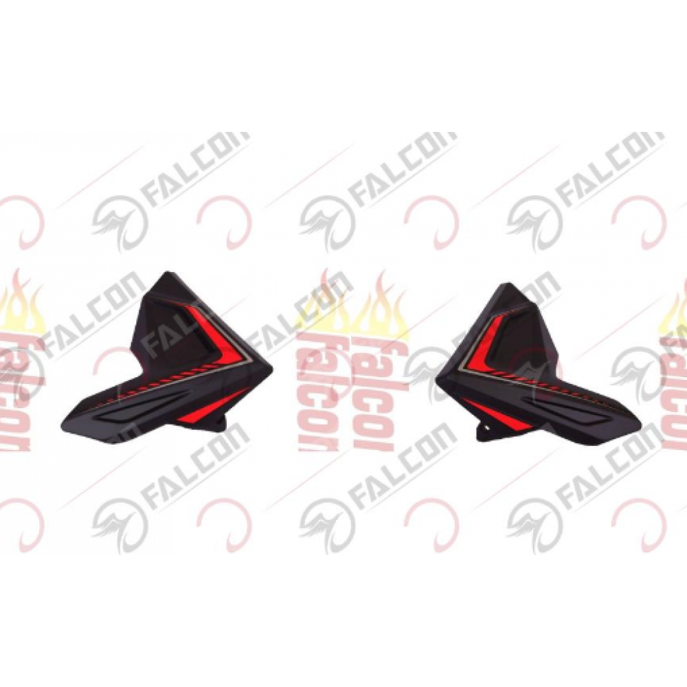 FALCON MEXİCO 150 (125 CC) DEPO YAN KARENAJ SAĞ SOL KIRMIZI TAKIM