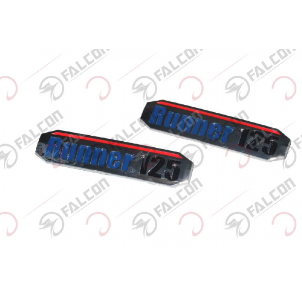 FALCON RUNNER 125 SK125-7 YAN KAPAK YAZISI (SAĞ SOL)