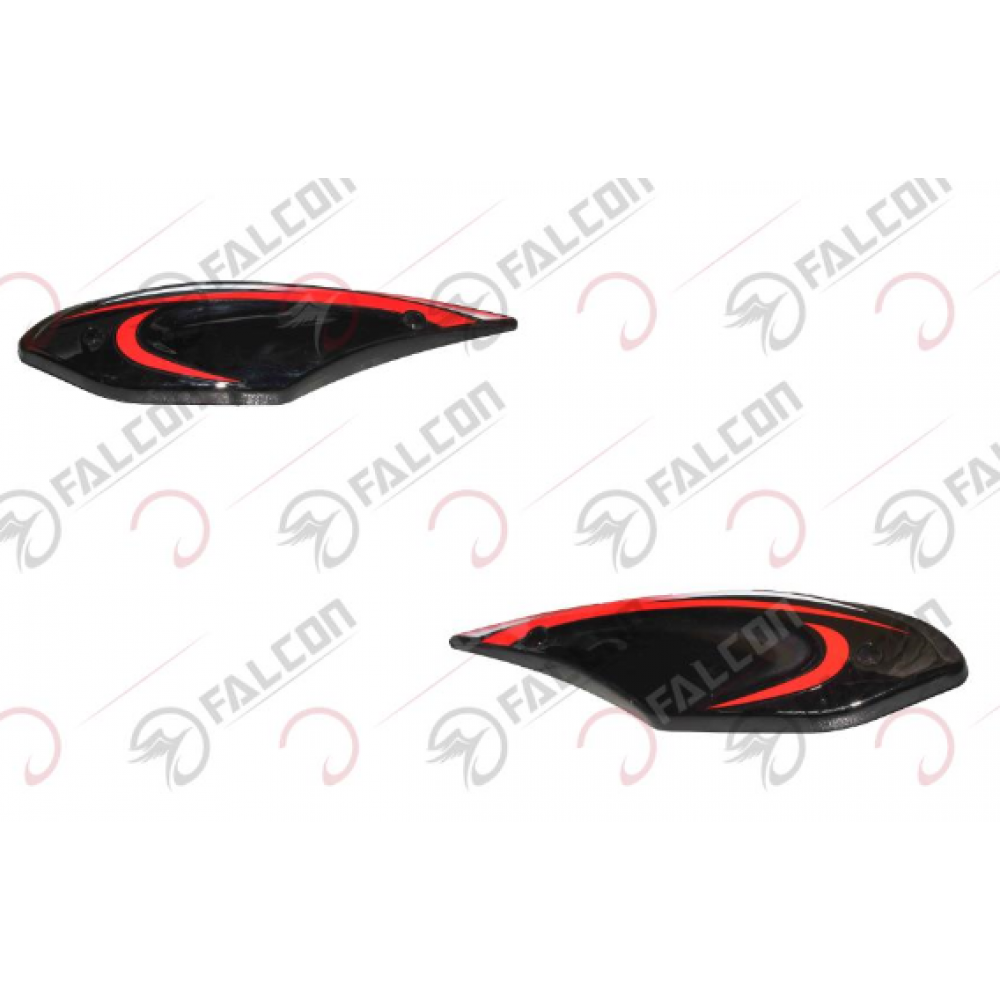 FALCON SERVICE 1500W  YAN KAPAK K&Uuml;&Ccedil;&Uuml;K SAĞ SOL SİYAH TAKIM