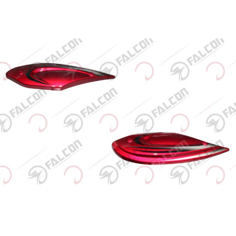 FALCON SERVICE 1500W  YAN KAPAK K&Uuml;&Ccedil;&Uuml;K SAĞ SOL KIRMIZI TAKIM