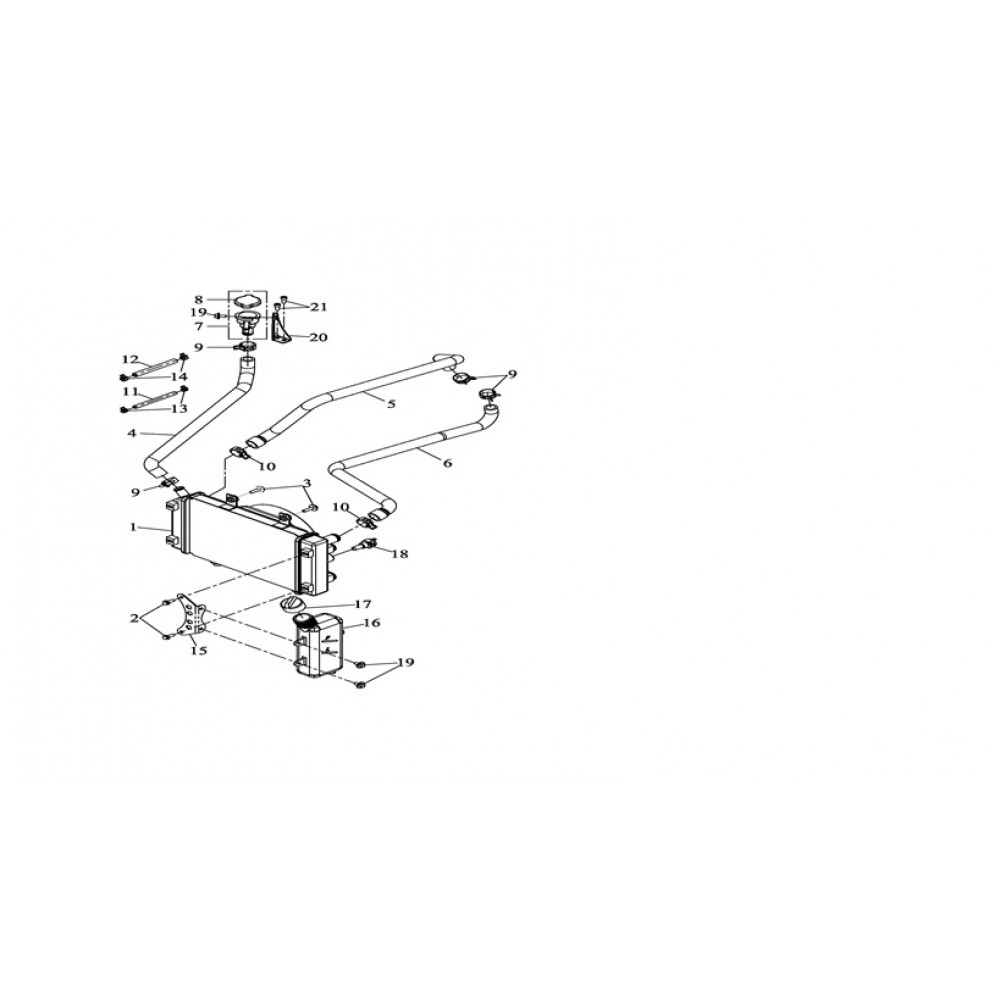 ACCESS AC400WD RADYATOR