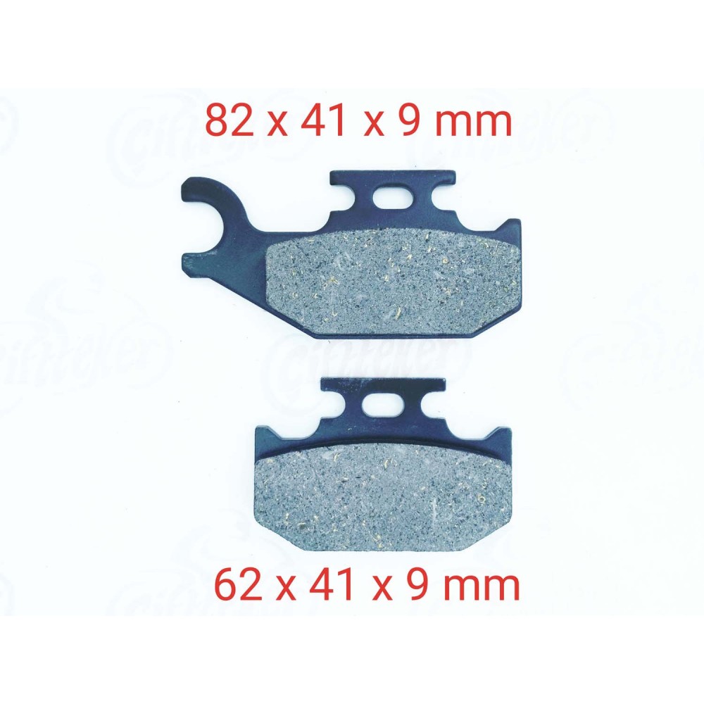 ARKA FREN DİSK BALATASI FA317 (A) ATV CF 550 SUZUKİ LT-A 500 BOMBARDİE CAN-AM CANNONDALE JOHN DEERE