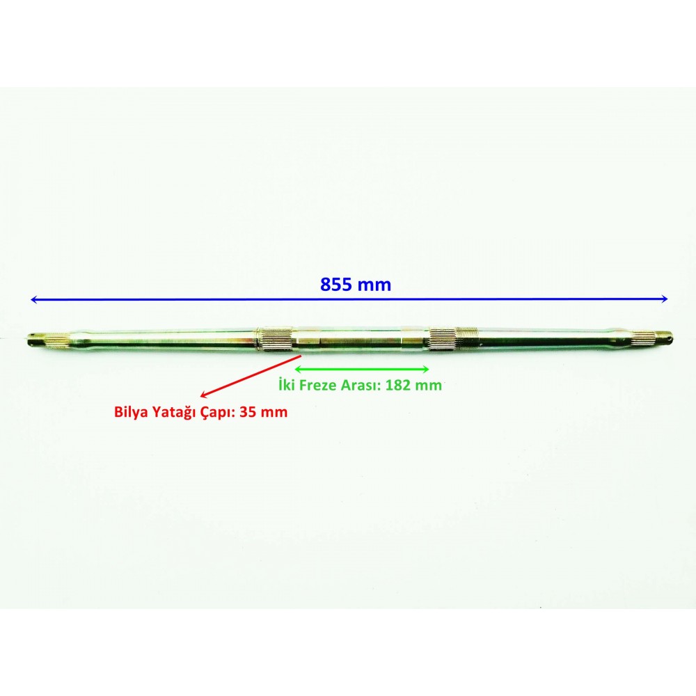 ATV 200 JACKAL-X ARKA AKS MİLİ 855 mm ORJ