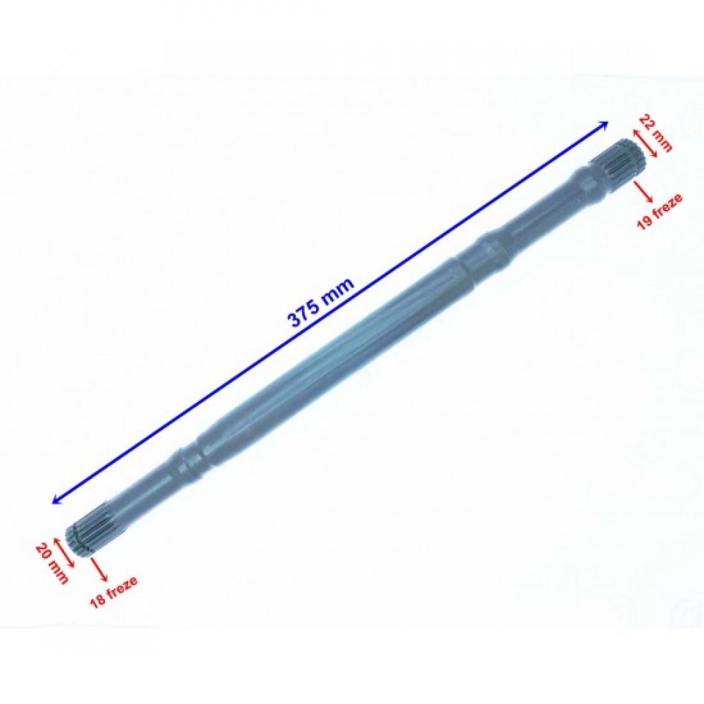 ATV 700 AKS DİFRANSİYELLİ 375 mm 18-19 FREZE ÖM