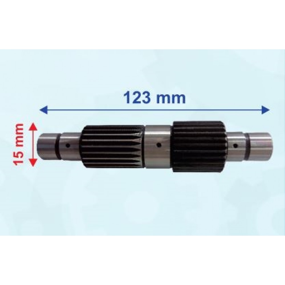 ATV APACHİ ŞANZIMAN MİLİ 2 FREZELİ 123-15 mm ÖM