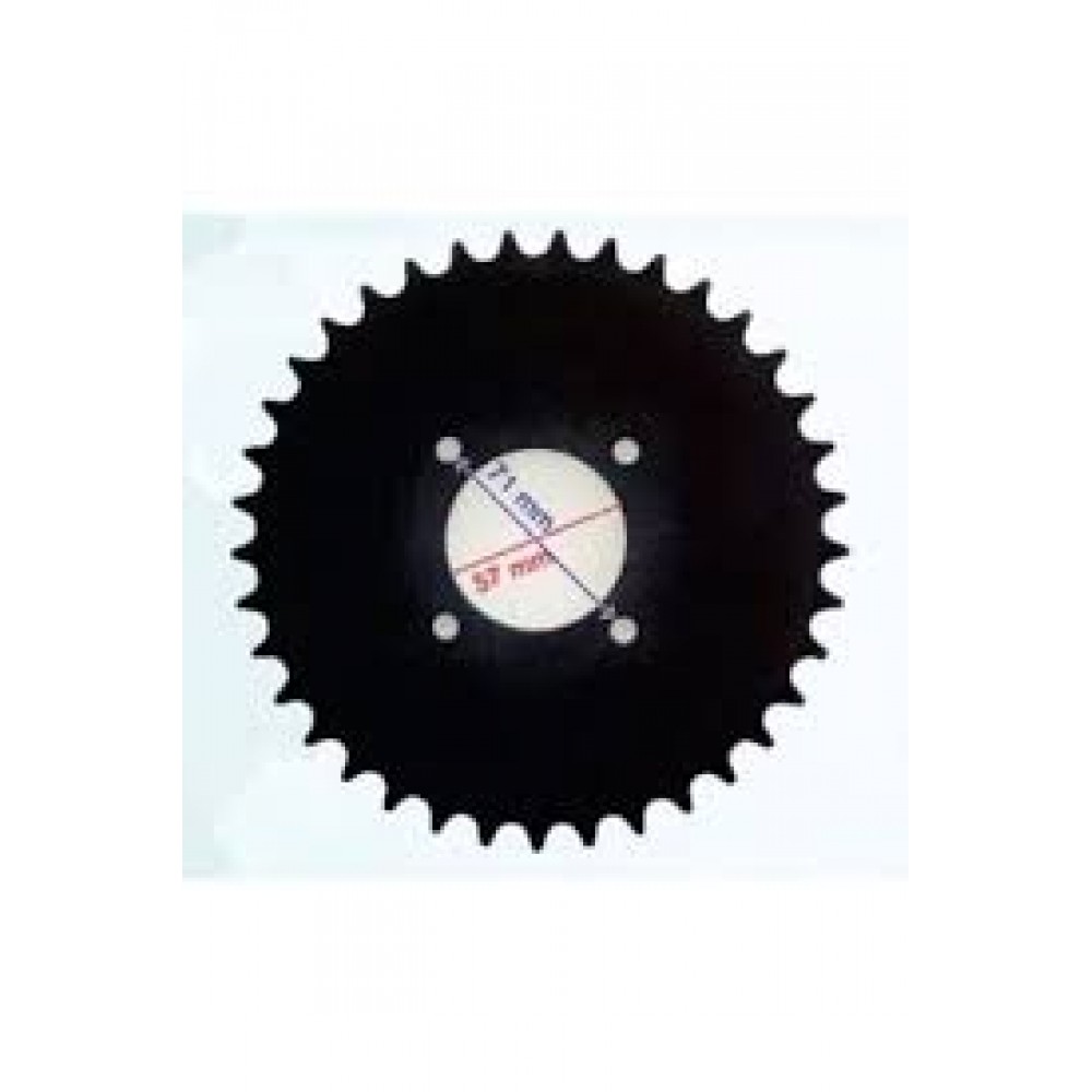 ATV ARKA DİŞLİ 520-37T İÇ 58 mm 4 DELİKLİ IND ÖM