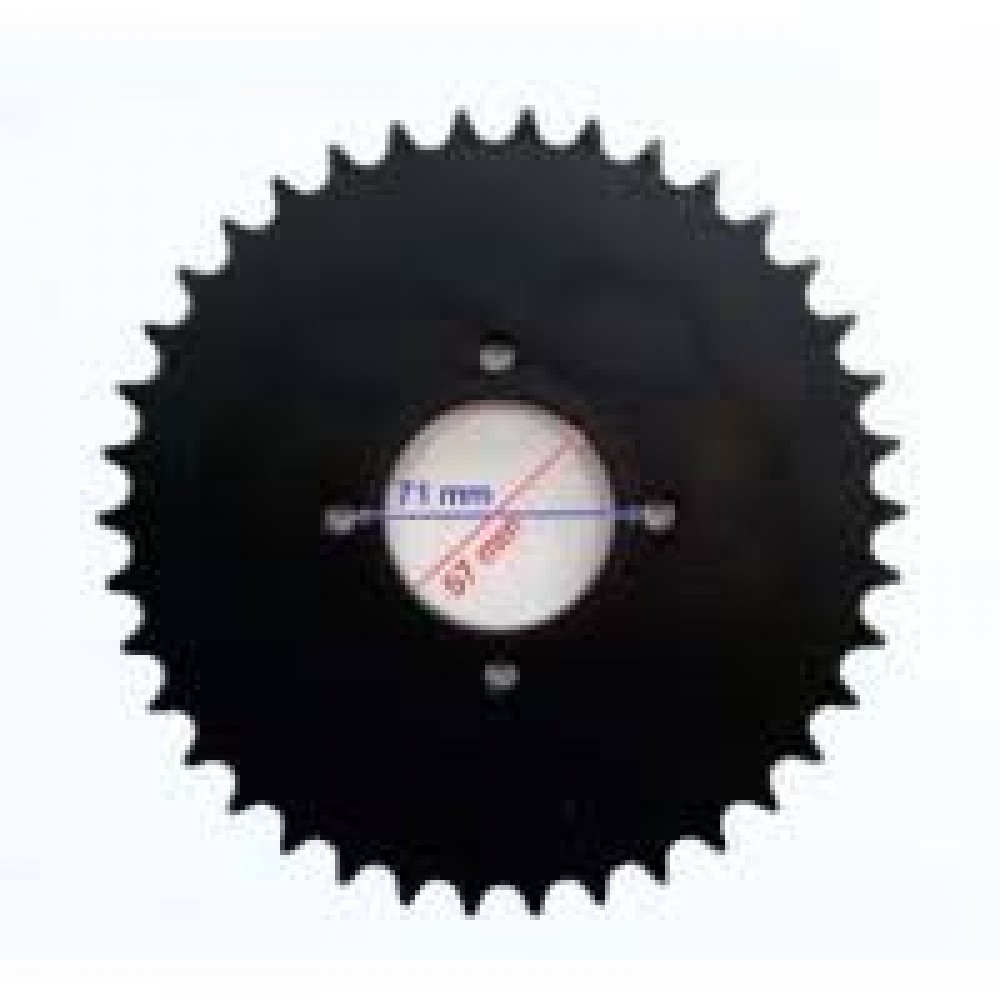 ATV ARKA DİŞLİ 520-38T İÇ 58 mm 4 DELİKLİ IND ÖM