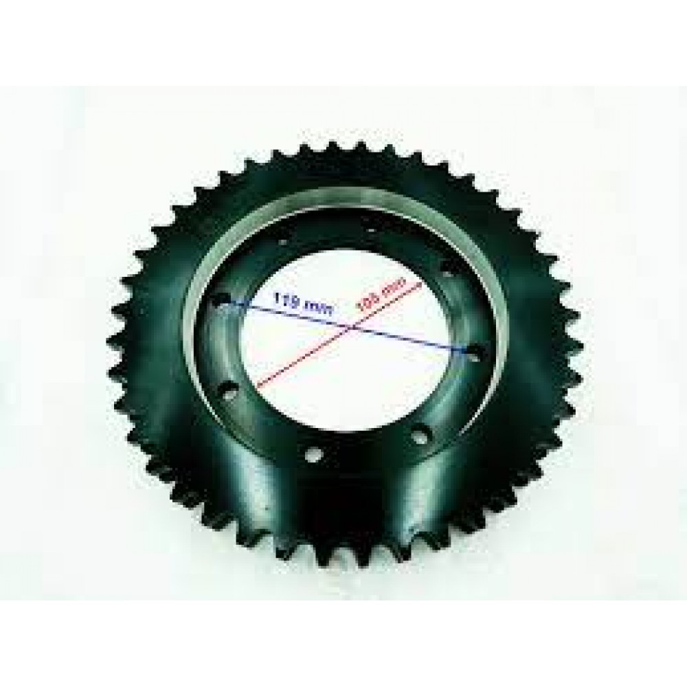 ATV ARKA DİŞLİ 530-42T İKİZ İÇ 105 mm 8 DELİKLİ IND ÖM