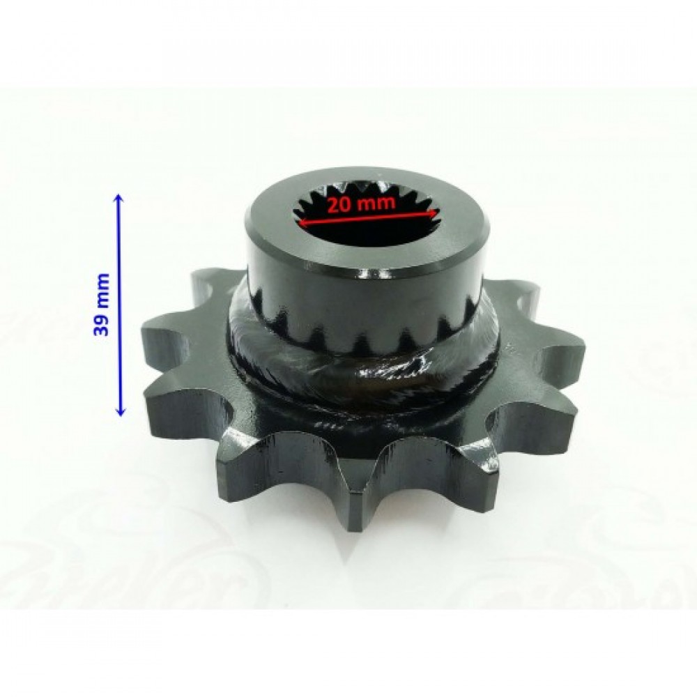 ATV ÖN DİŞLİ 530-12T İÇ 20 mm UZUNLUK 39 mm M ÖM