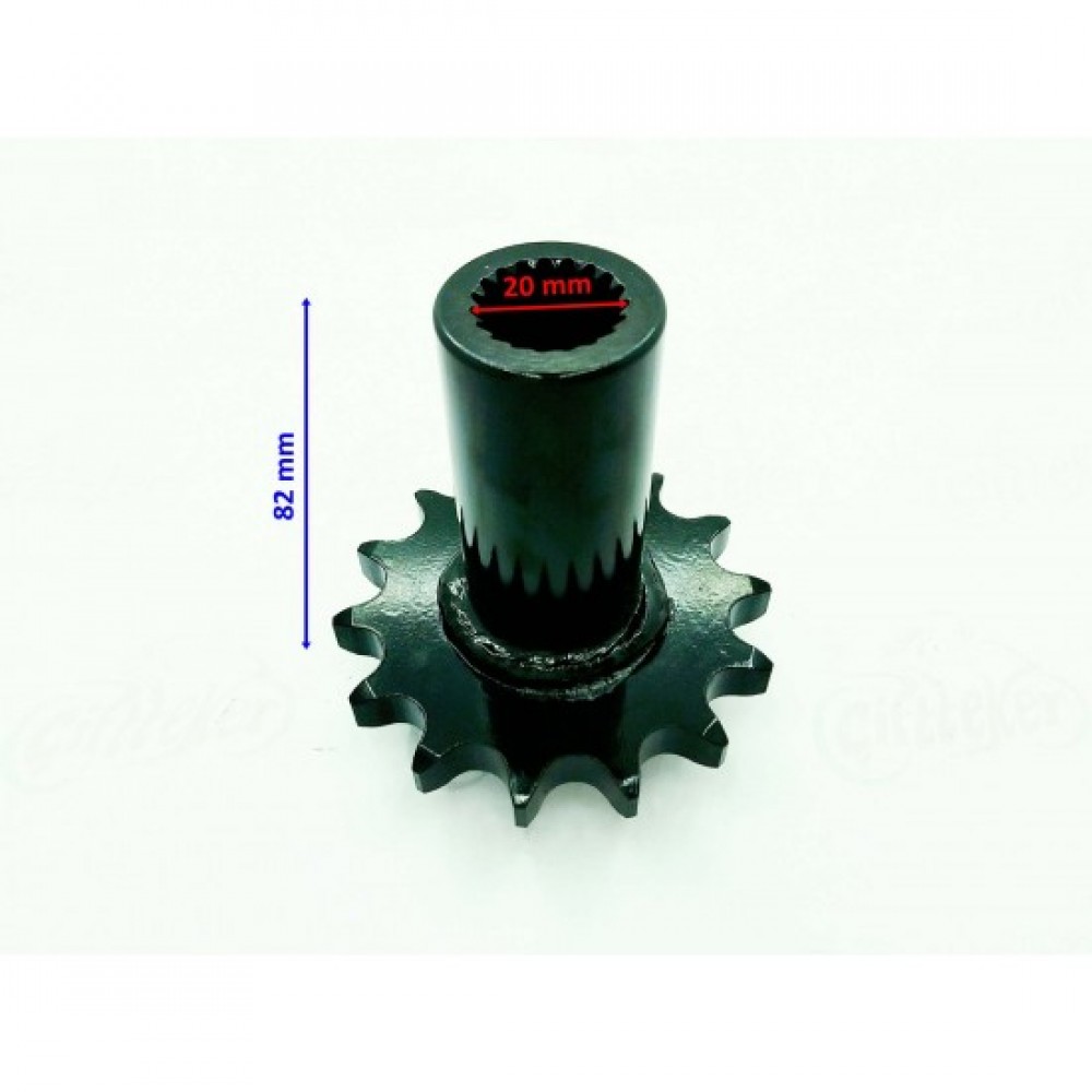 ATV ÖN DİŞLİ 530-14T İÇ 20 mm UZUNLUK 82 mm TM ÖM