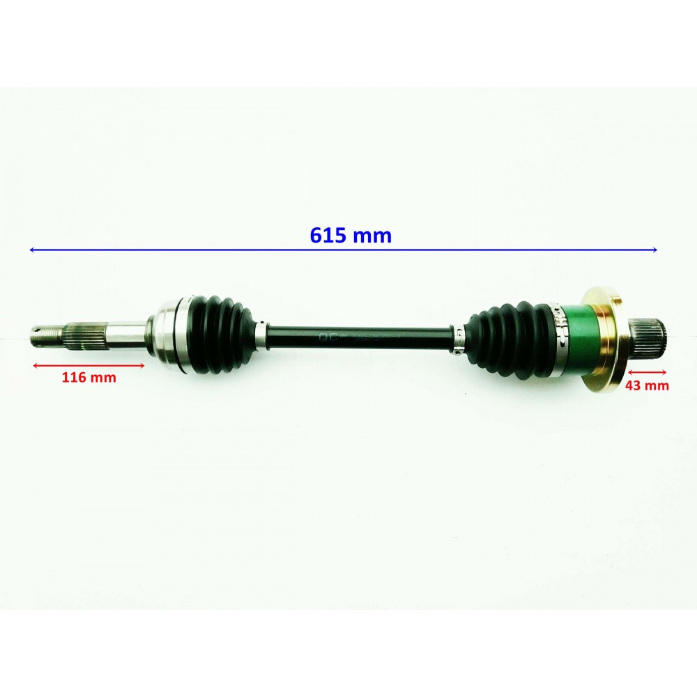 ATV TRC ARKA AKS SAĞ 615 mm KOMPLE 625cc ORJ