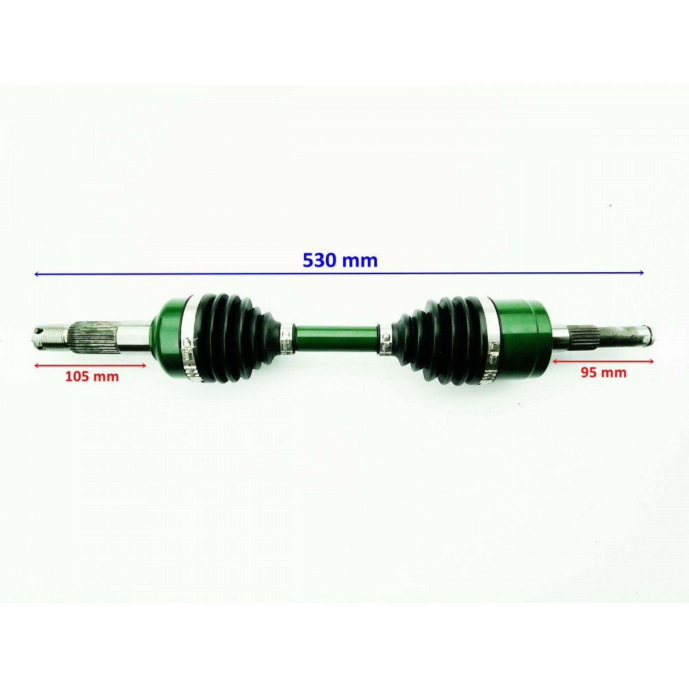 ATV TRL ÖN AKS SOL 530 mm 500-625cc KOMPLE ORJ