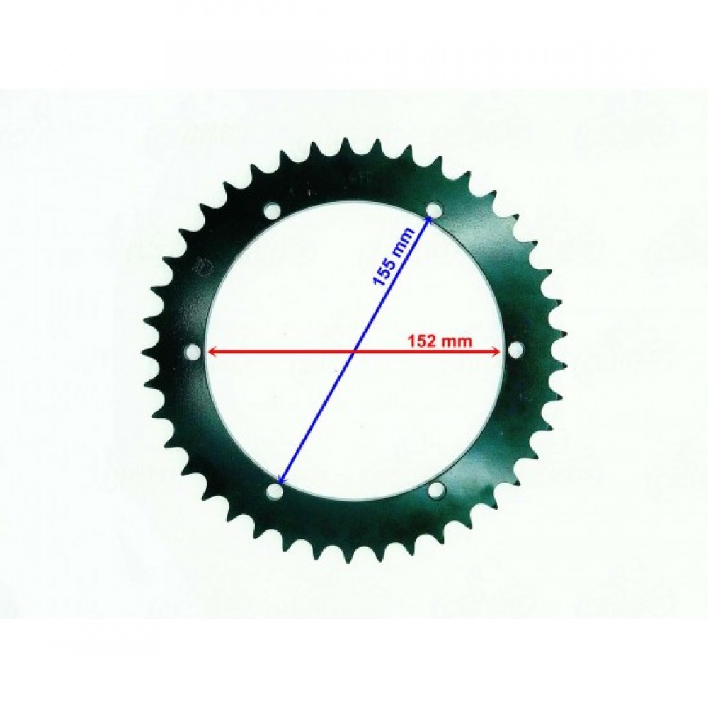 ATV YUKİ J-MAL JUMBO 400 ARKA DİŞLİ 525-41T İÇ 152 mm 6 DELİKLİ ÖM