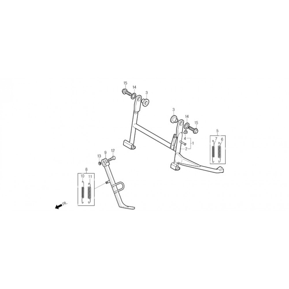 DAELİM SQ 125 ORTA SEHPA