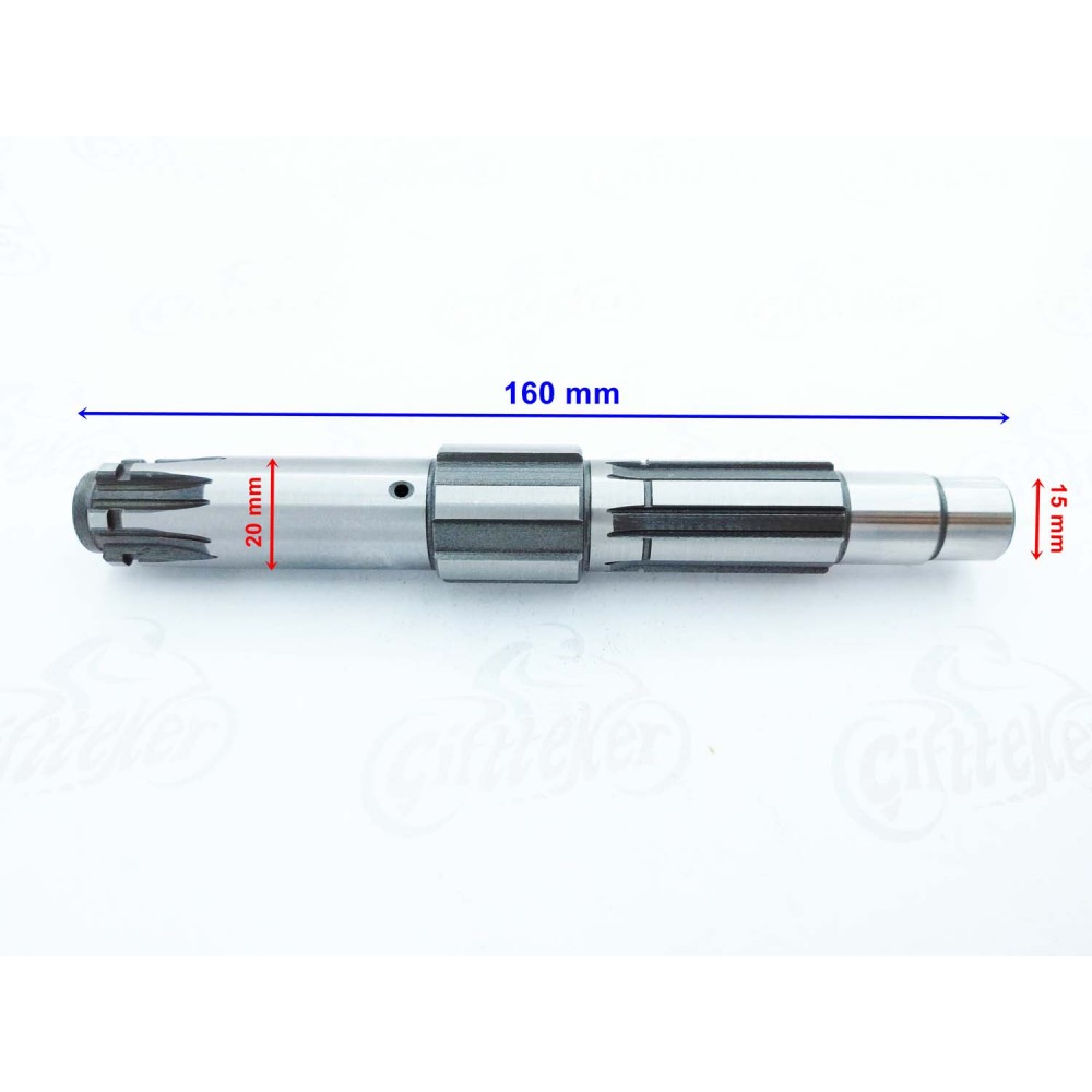 HAOJUE 135 ÖN DİŞLİ MİLİ 160 mm ÖM