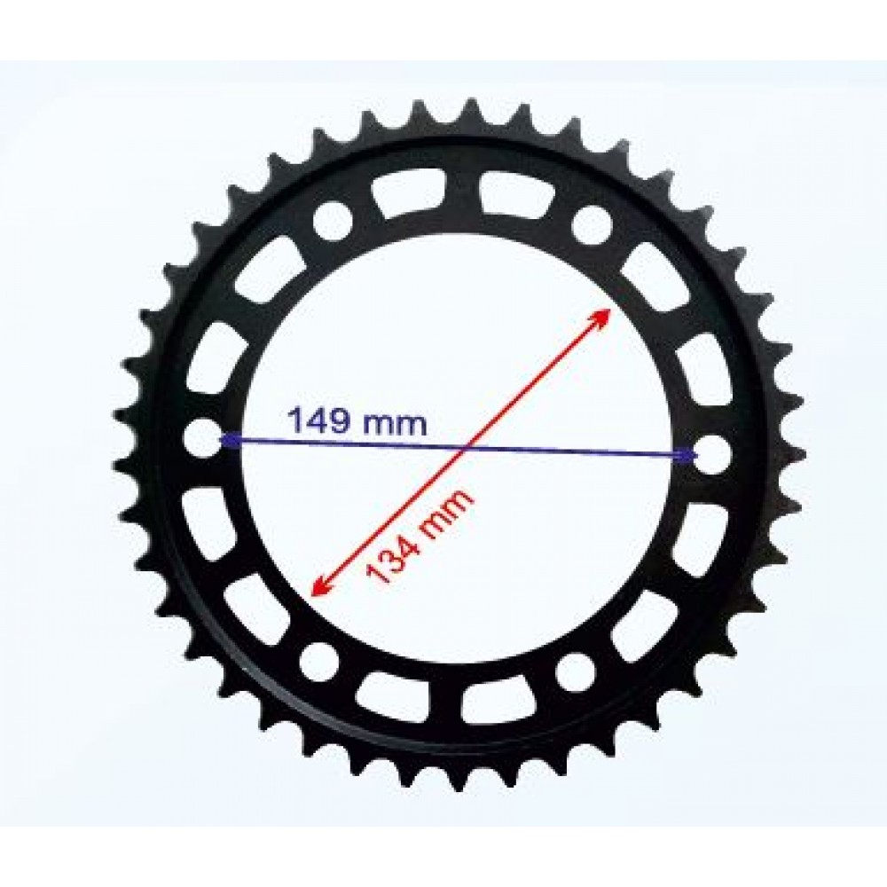 HONDA CBR 600-1000RR ARKA DİŞLİ 525-41T İÇ 134 mm 6 DELİKLİ IND ÖM