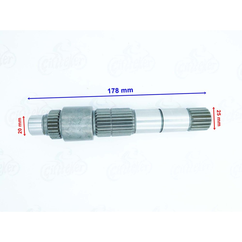 KAR MOTORU ŞANZIMAN ÇIKIŞ MİLİ 178 mm ÖM