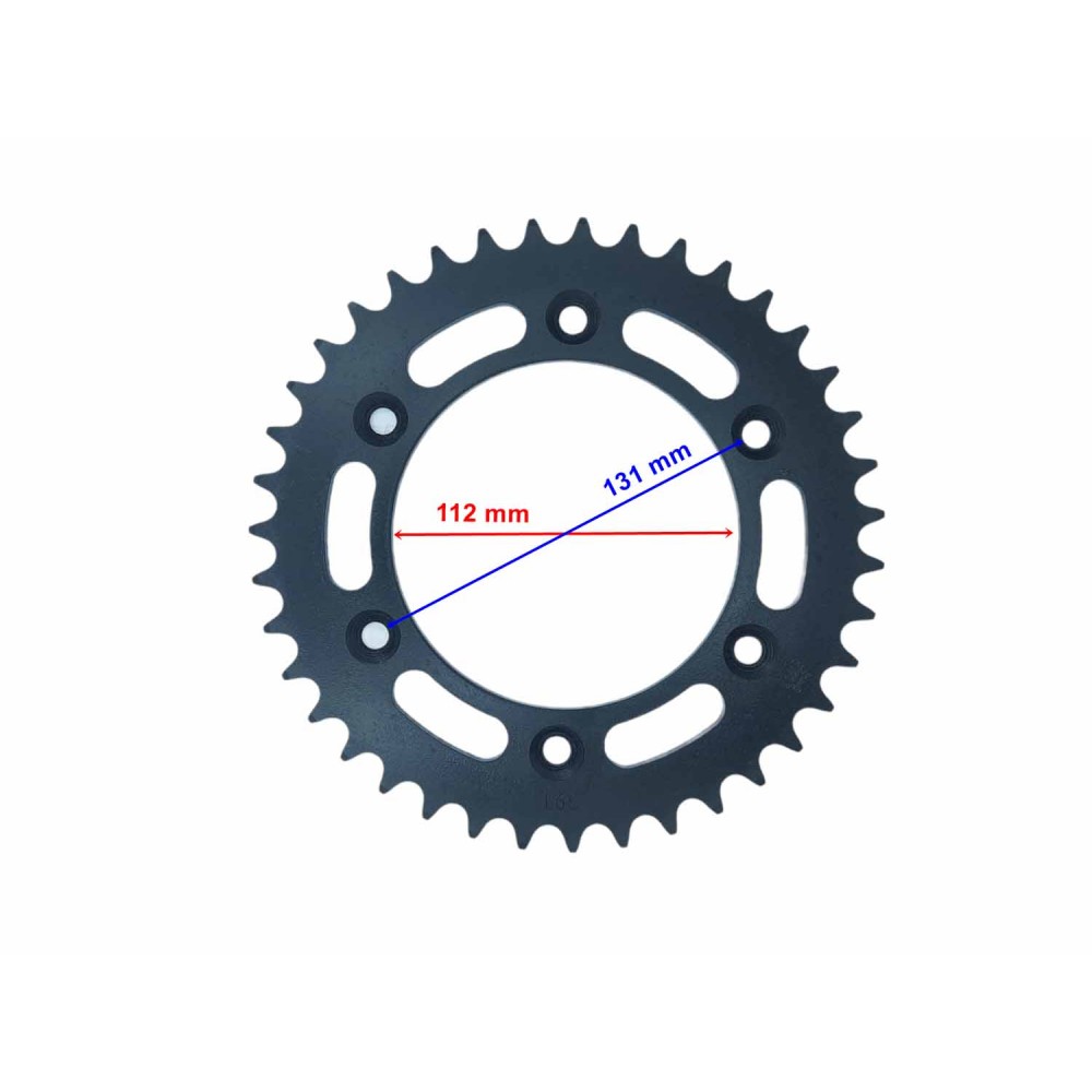 MOTORAN SPADA ANTON 200 ARKA DİŞLİ 520-39T İÇ 112 mm 6 DELİKLİ IND ÖM